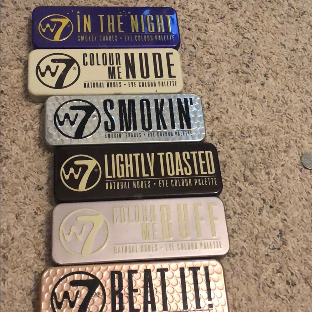 W7 eyeshadow pallets
